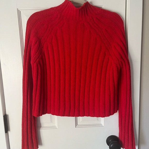 American Eagle Cropped Knit Cardigan - Picture 4 of 4